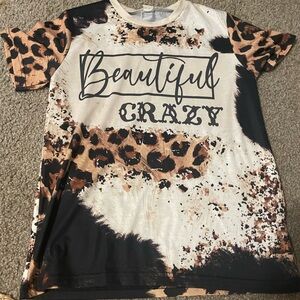 Beautiful Crazy Leopard Print T-Shirt